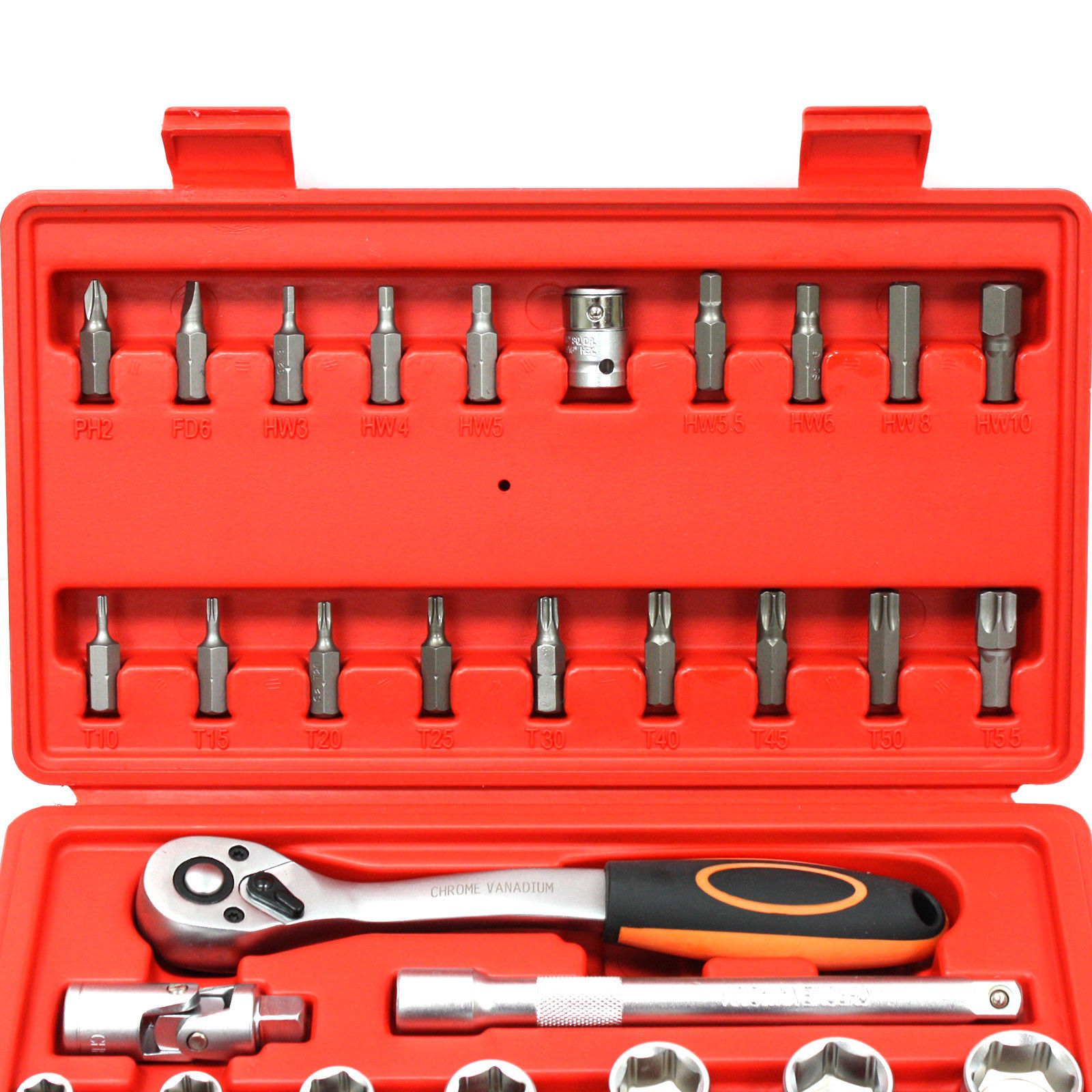 Hexagon Torx Ratchet Spanner Quick Release Socket Driver Allen Key Wrench #SO7 
