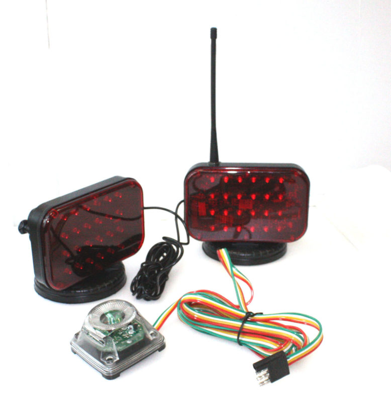 48 LED Wireless Tow Light Kit Base Cordless Waterproof Haul