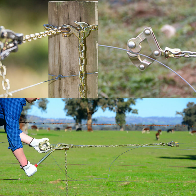 56" Chain Strainer Cattle Barn Farm Fence Stretcher Tensioner Repair