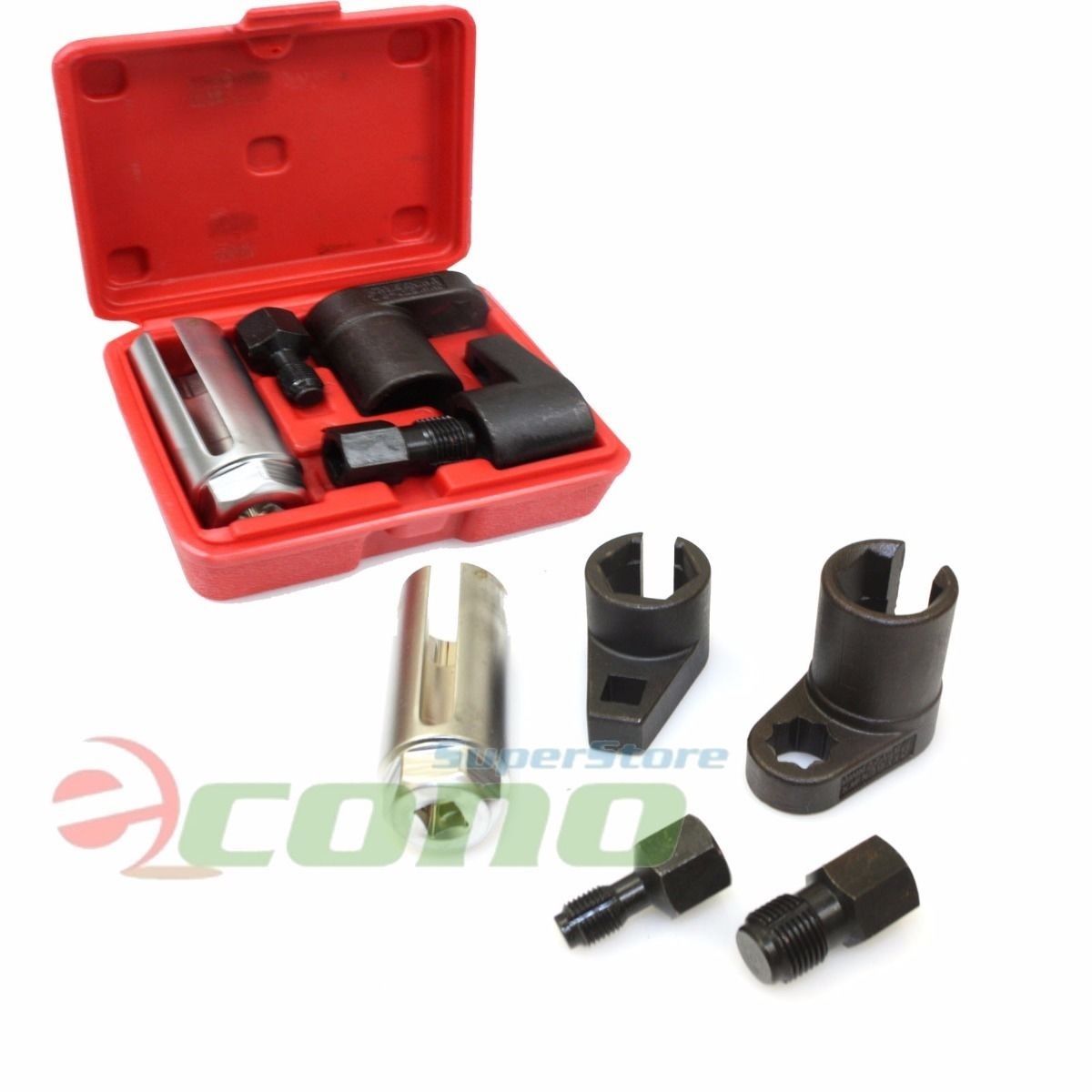 5Pc Set Oxygen Sensor Socket Wrench and Thread Chaser Set