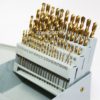 60 Pc Titanium Nitride Coated Numbered Drill Bit Set #1 ~ #60 (0.228"-0.04)