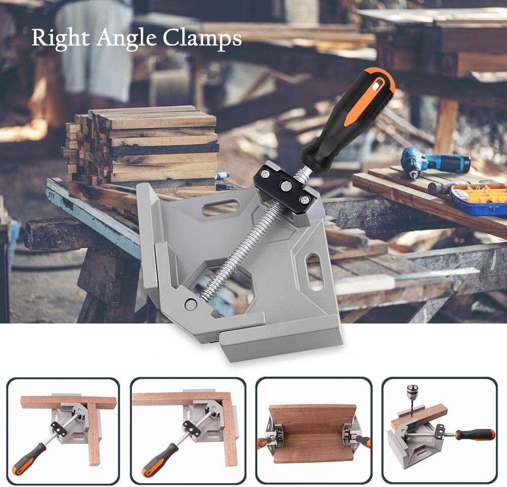 thumbnail image 2 of 11" Adjustable 90° Corner Clamp Right Angle Vise - Alloy Steel 2 of 4