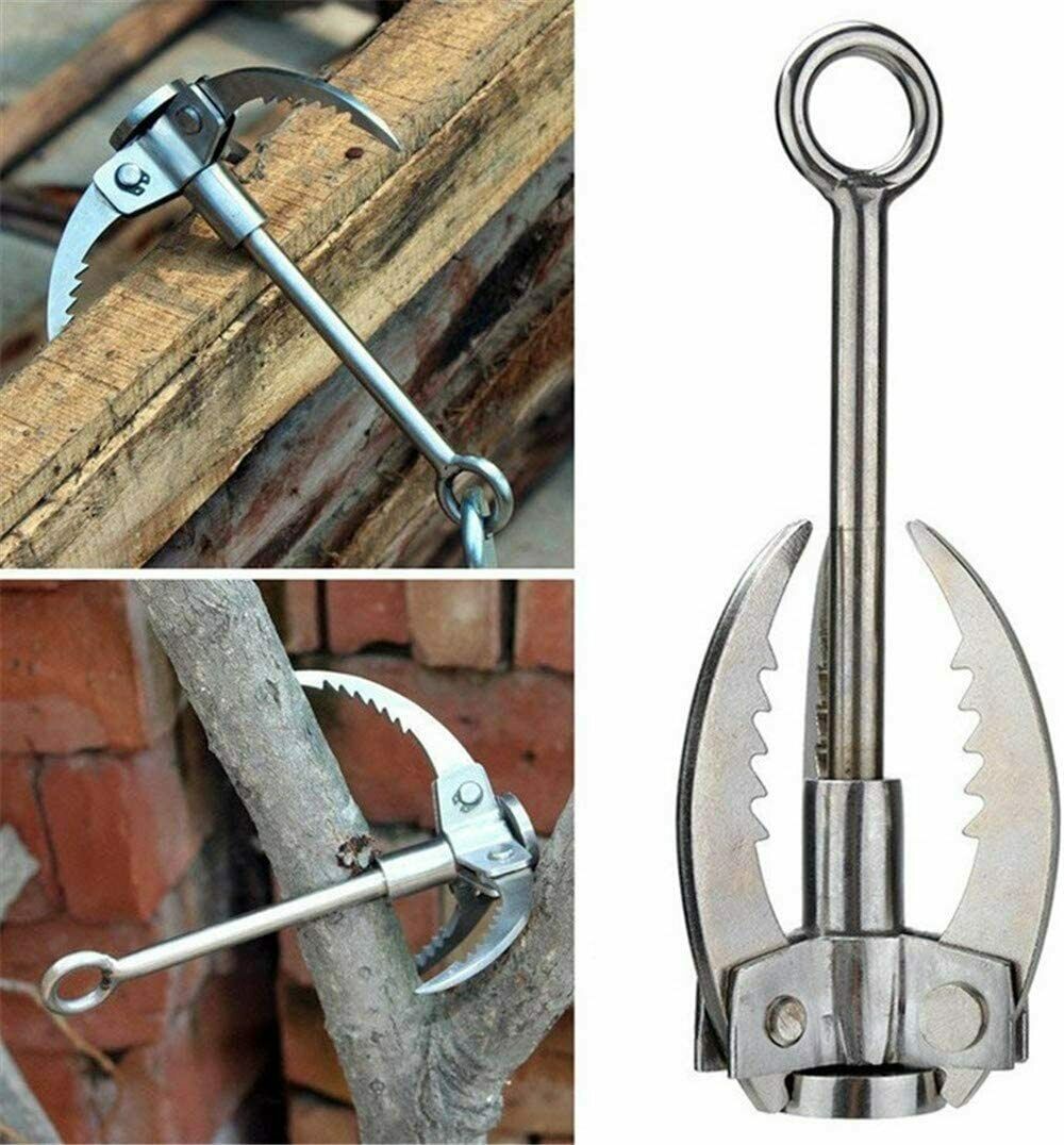 Gravity Stainless Steel Grappling Hook Folding w/ 3 Folding Claws Outdoor Hiking 