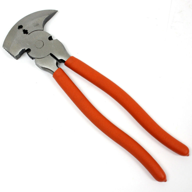 10" Fence Pliers Multi Purpose Wire Cutter Fencing Hammer Tool Inch