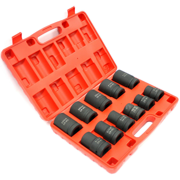 ATD 11-Piece 3/8" Drive 4-Point Square SAE Pipe Plug Impact Socket Set - #2811