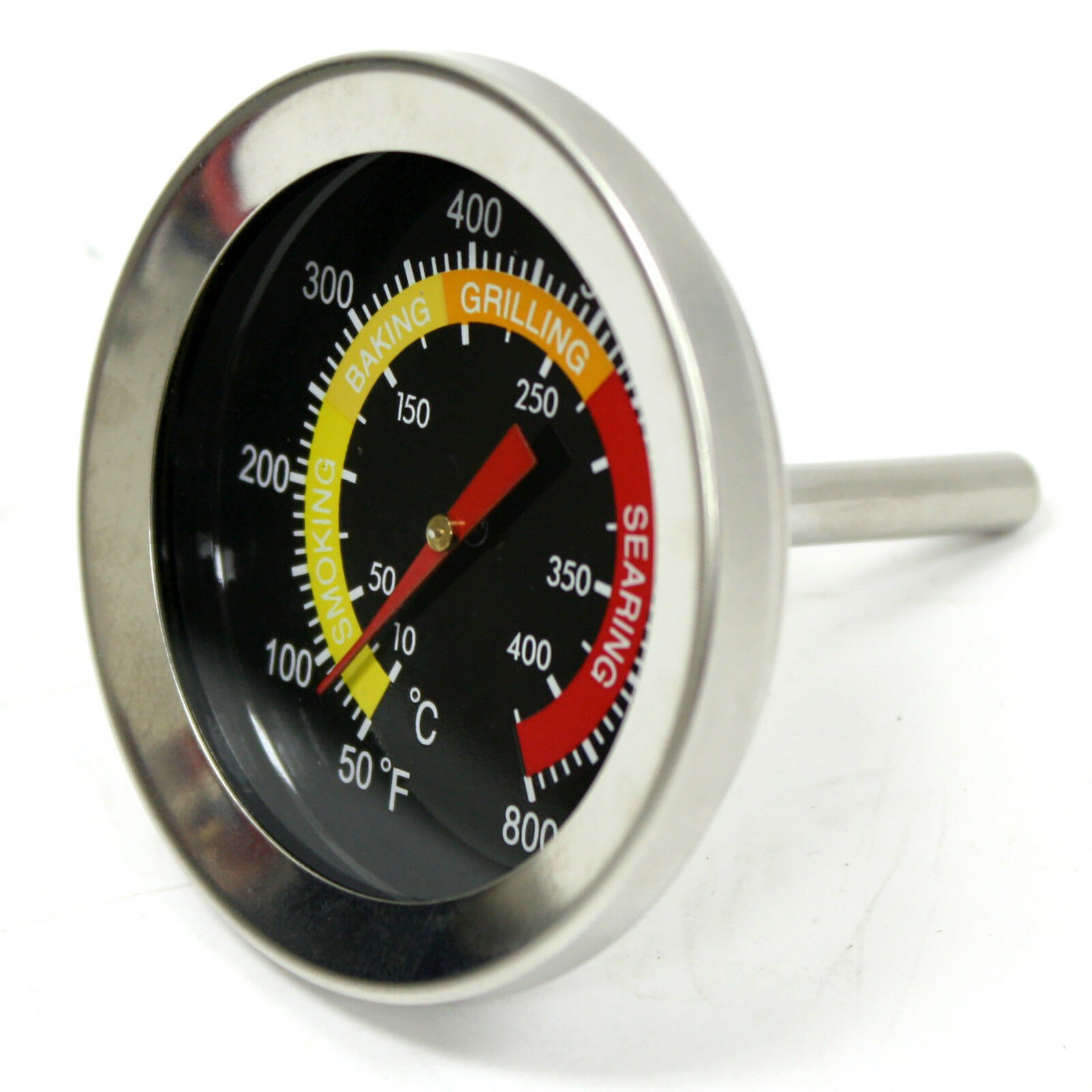 2" Temperature Gauge Thermometer for Barbecue BBQ Grill Smoker Pit Thermostat 
