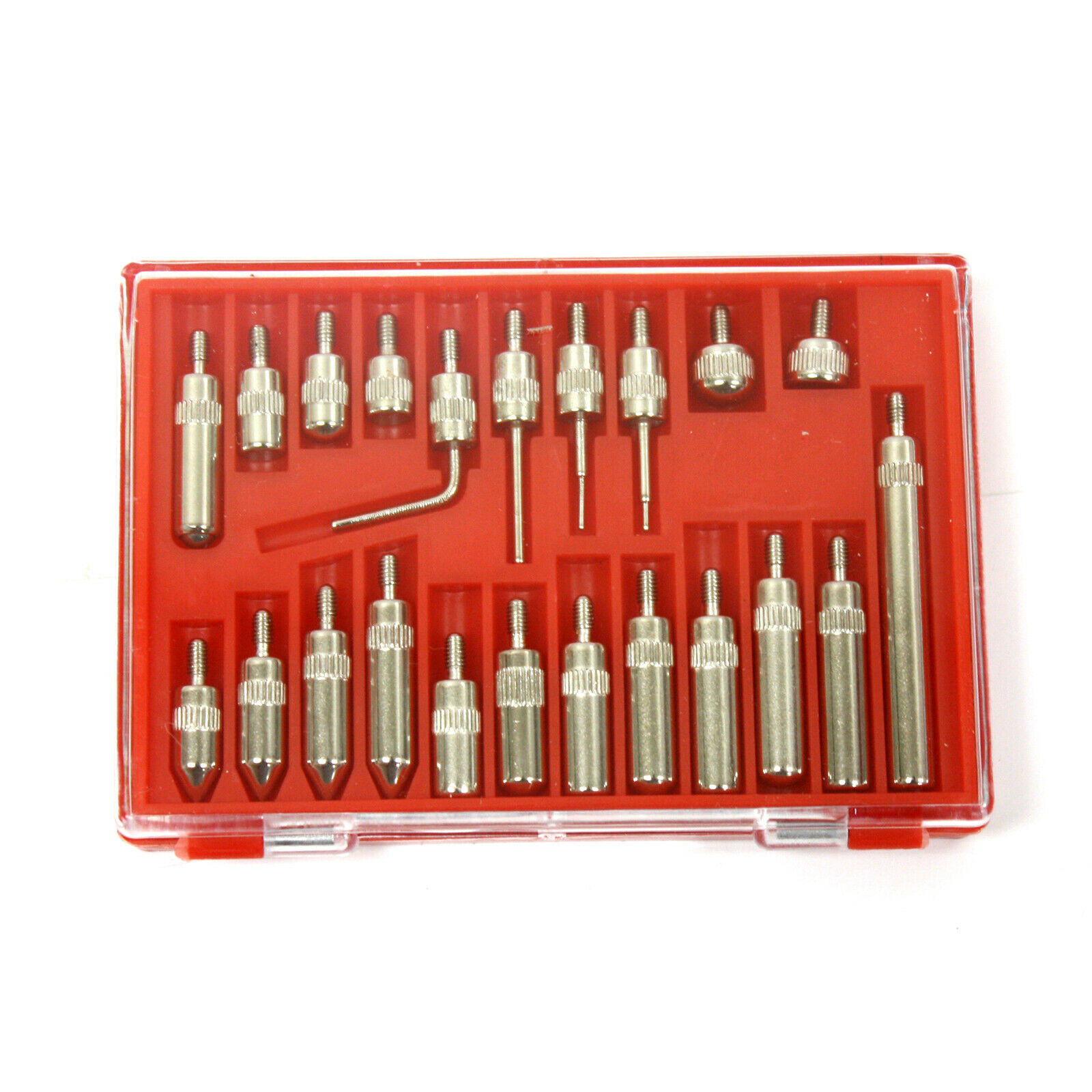 22pc 2 5mm Thread Dial Digital Indicator Point Set End Tip Kit Machinist Tool Mm Econosuperstore