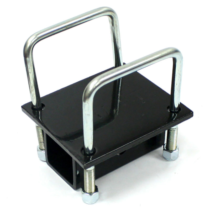 4" Square Adapter 4 RV Bumper Bike Rack Cargo Carrier 2" Hitch Receiver