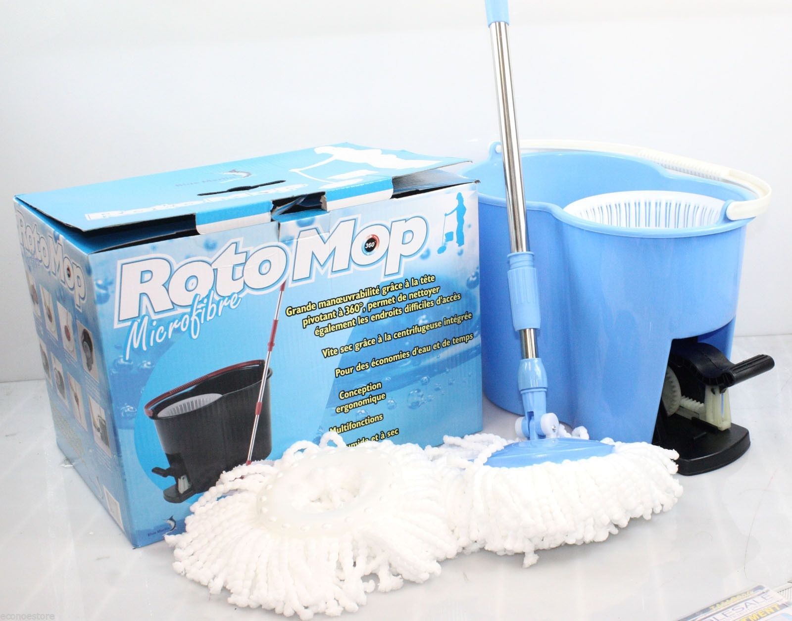 4Pcs Microfiber Microfibric Mop Head Refill for Hurricane Magic Mop 360  Spin – EconoSuperStore