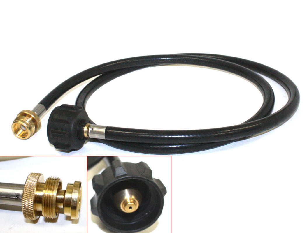5FT Propane Adapter Hose LP Tank to Gas BBQ Grill Camp Stoves OutDoor