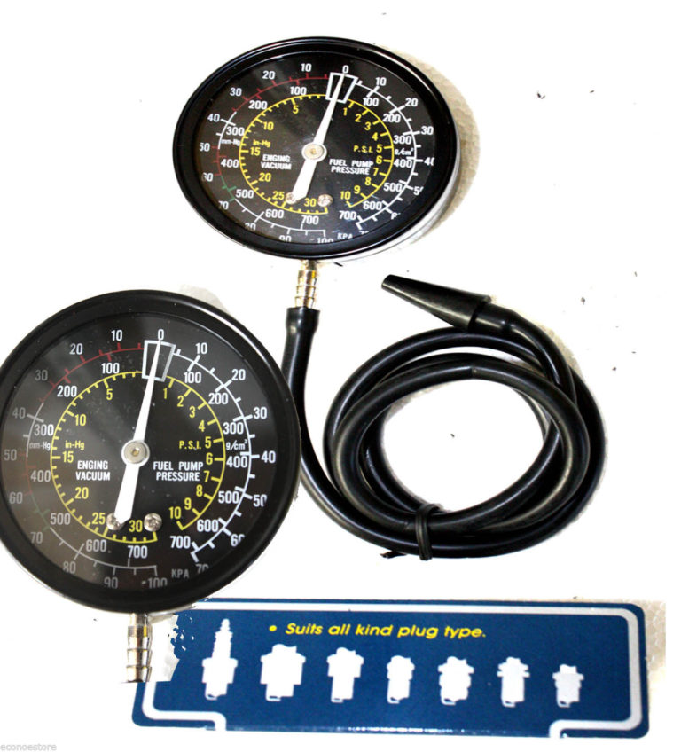 ACCURATE ENGINE FUEL PUMP VACUUM PRESSURE CARBURETOR TESTER TESTING