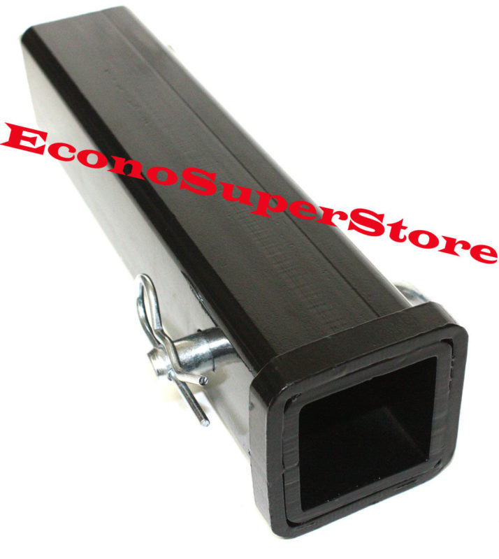 Combo Weld On 2" x 12" Trailer Receiver Tube Hitch Tow Bar Mount+ Hitch