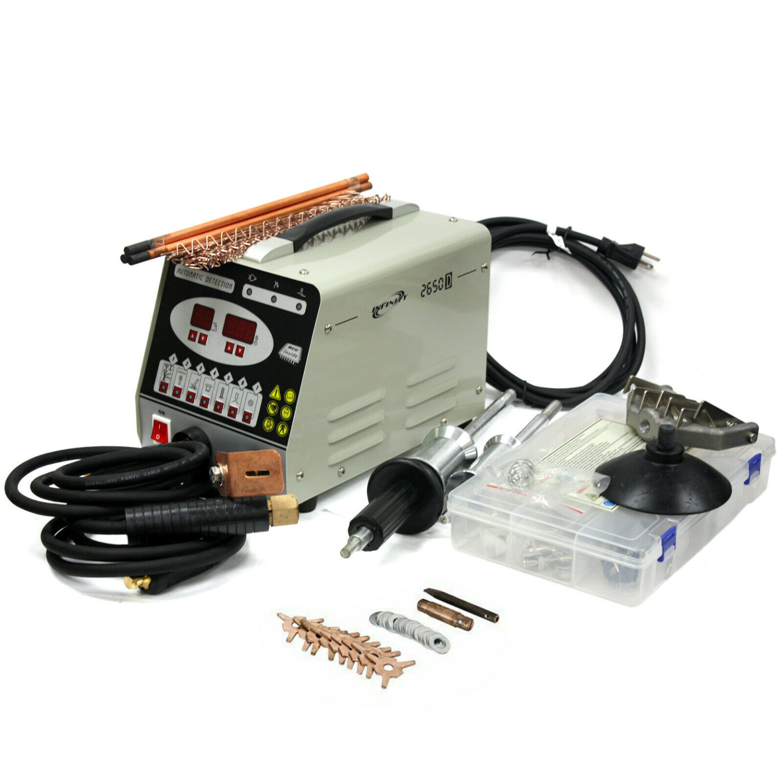 Digital Spot Welder Dent Puller Spot Welding Machine 2600A Car Body