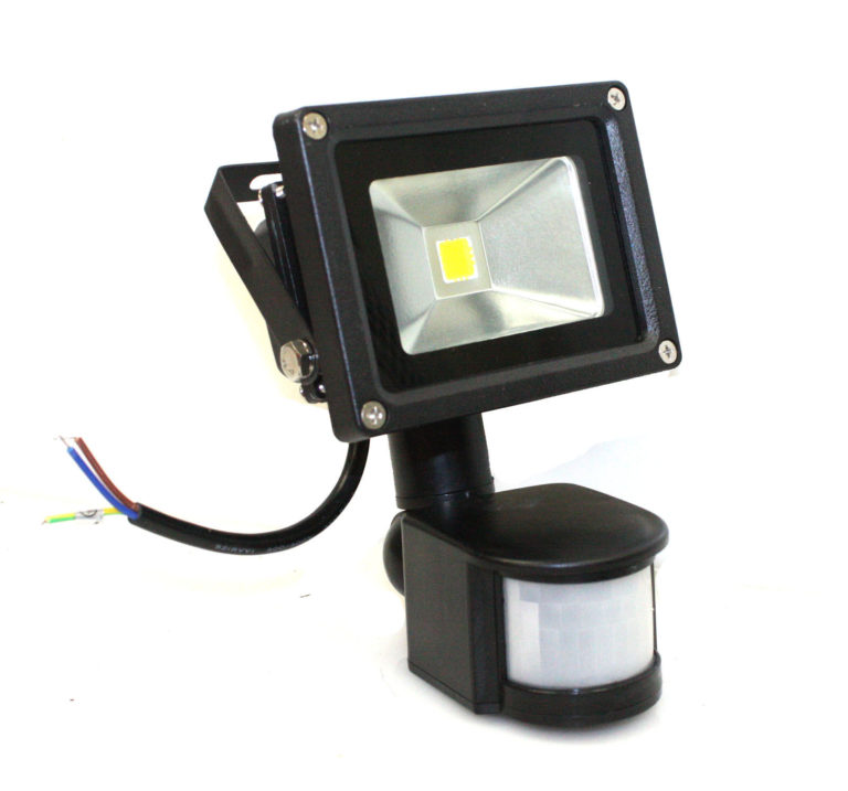 Home Security Motion Sensor 10W LED Flood light Waterproof Outdoor Warm