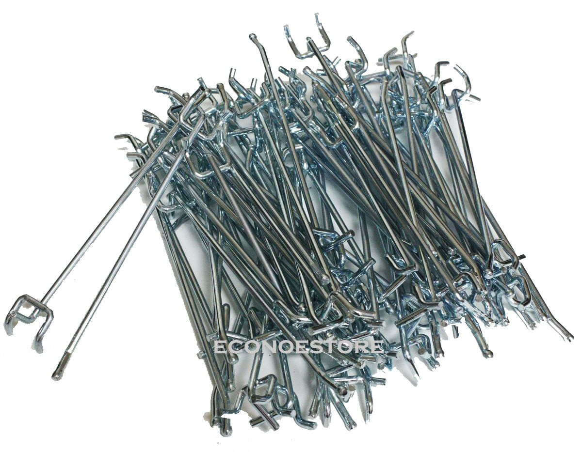 DOITOOL Pegboard Hooks Set – 20pcs Heavy Duty J Hooks For Garage Tool Organization, Silver