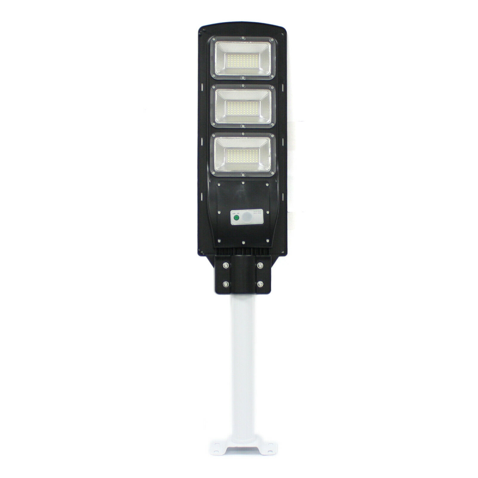 90W Outdoor Commercial LED Solar Street Light Dusk Dawn PIR Sensor Post Light US 