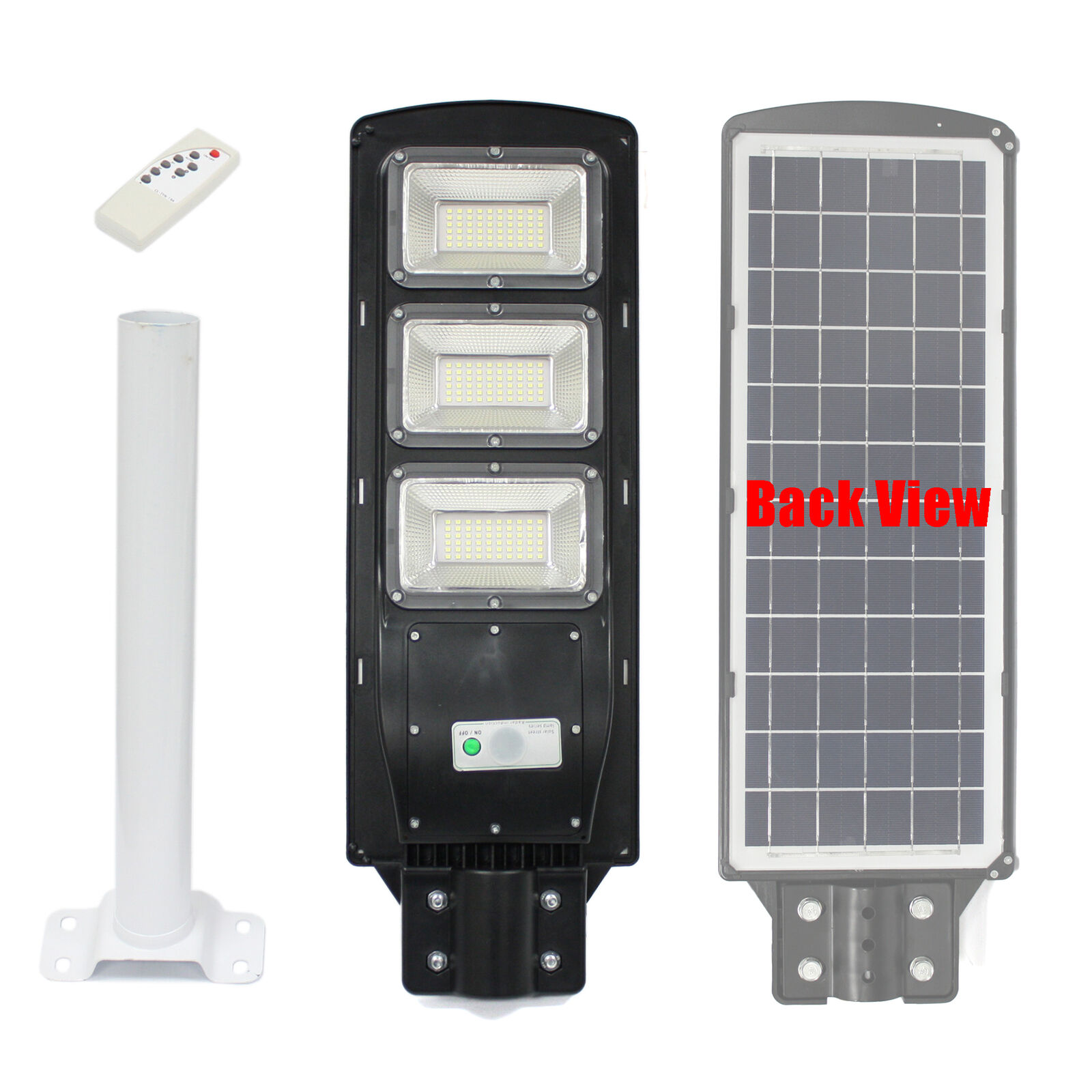 Details about   Commercial 999999LM Solar Street Light LED IP67 Dusk Dawn PIR Sensor+Pole+Remote 