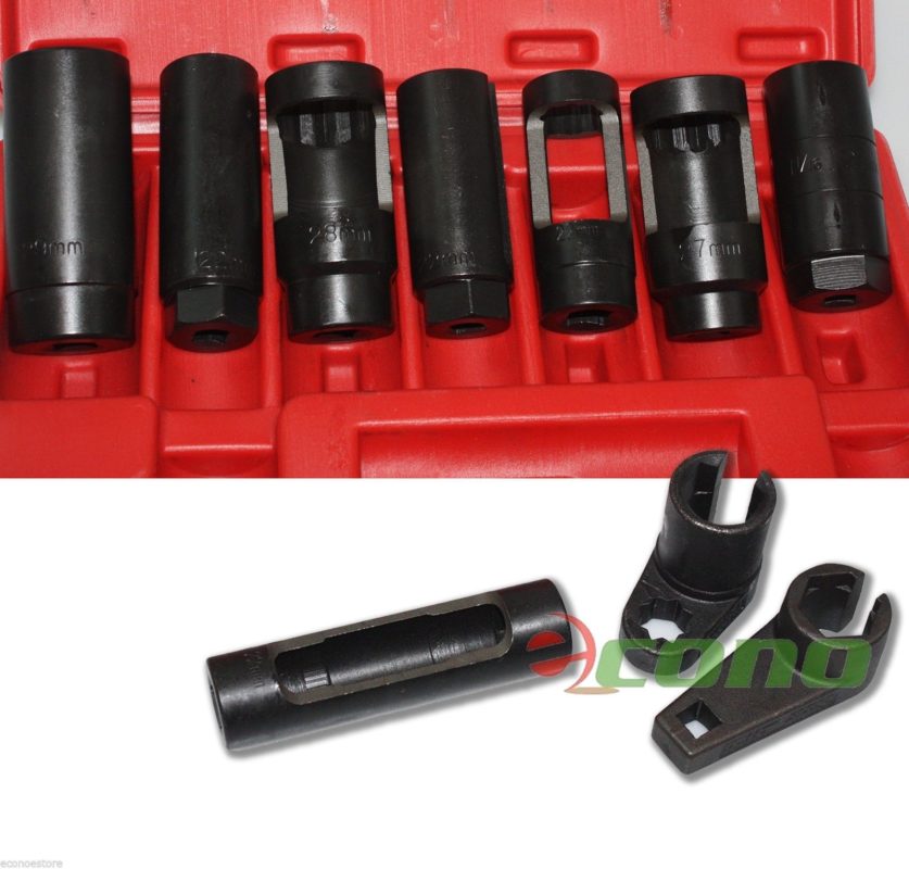 10Pcs Sensor Oil Pressure Sending Unit Socket Set Oxygen Injection Tool