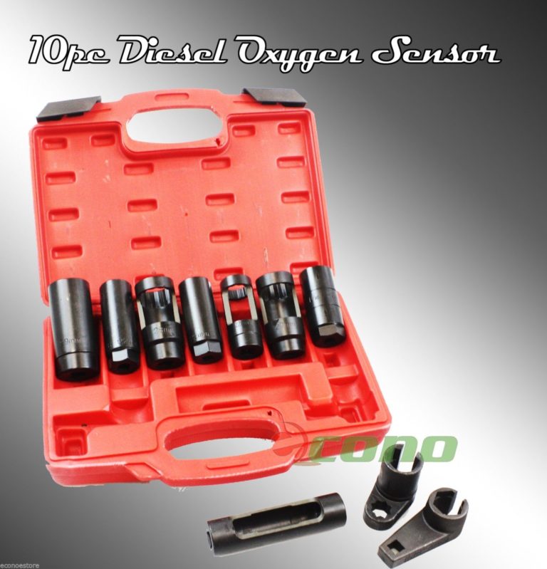 10Pcs Sensor Oil Pressure Sending Unit Socket Set Oxygen Injection Tool