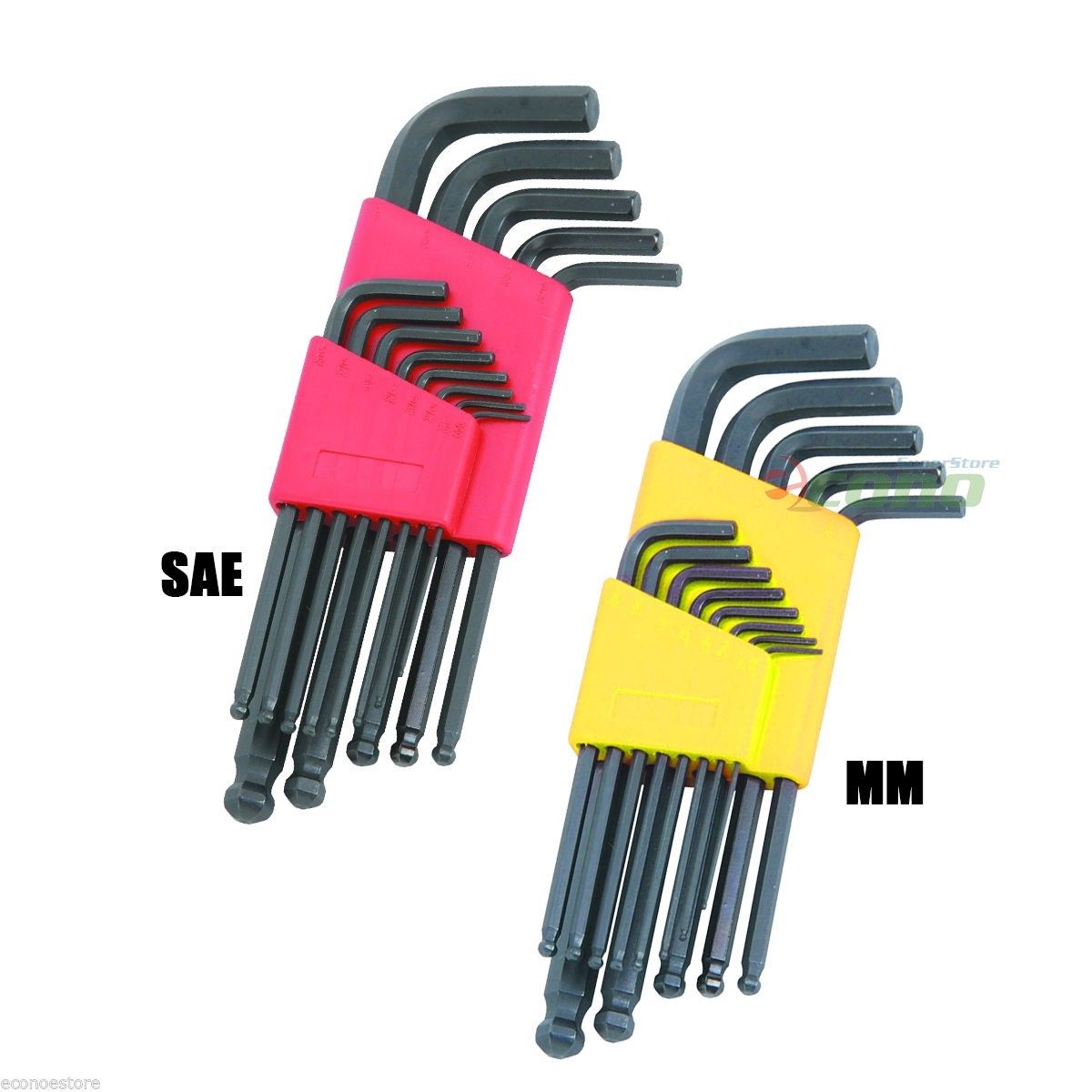 GearWrench 83505 Ball End Hex Key 26PC Set SAE/Metric