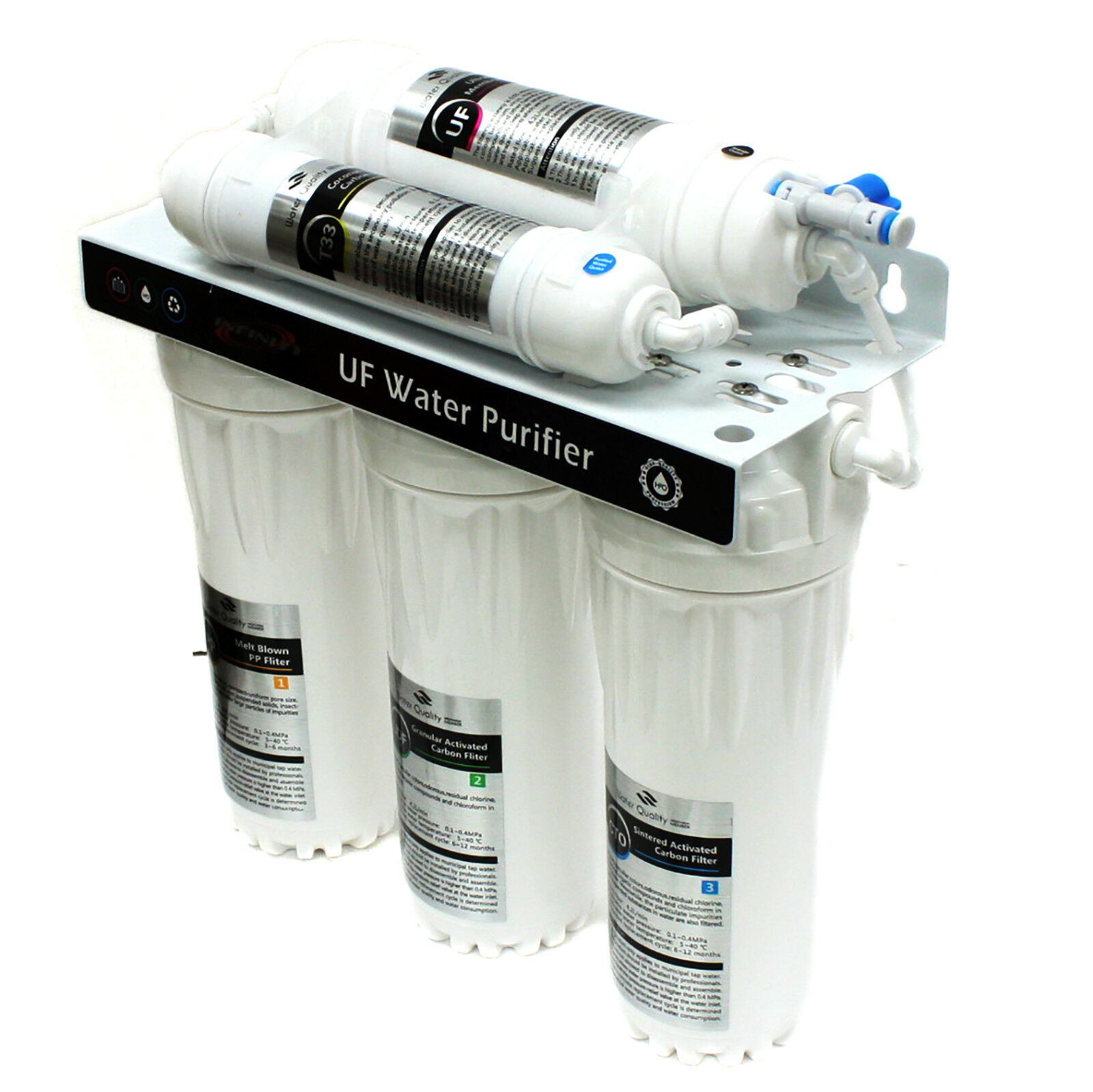 5 Stage RO System Ultrafiltration UF Water Filter Purifier Kit Reverse Osmosis 