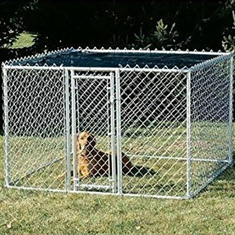 6 X 6 X 4 ft Dog Kennel Cage Fence Sun Screen Canopy House Shelter ...