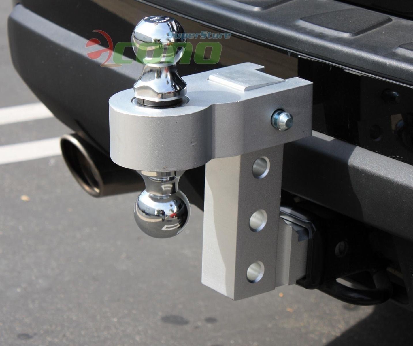 Aluminum Adjustable Raise Drop Tow Hitch Mount Lock 2 2 5 16 