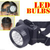 Bright LED Long Shot Bulb Light Headlamp Flashlight Battery Adjustable Headlight