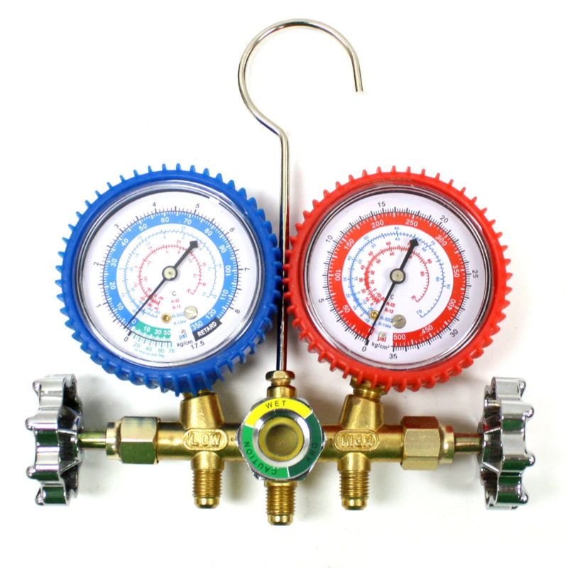 HVAC A/C Manifold Dual Gauge Refrigerant Diagnostic R22 R12 R502 R134a EconoSuperStore