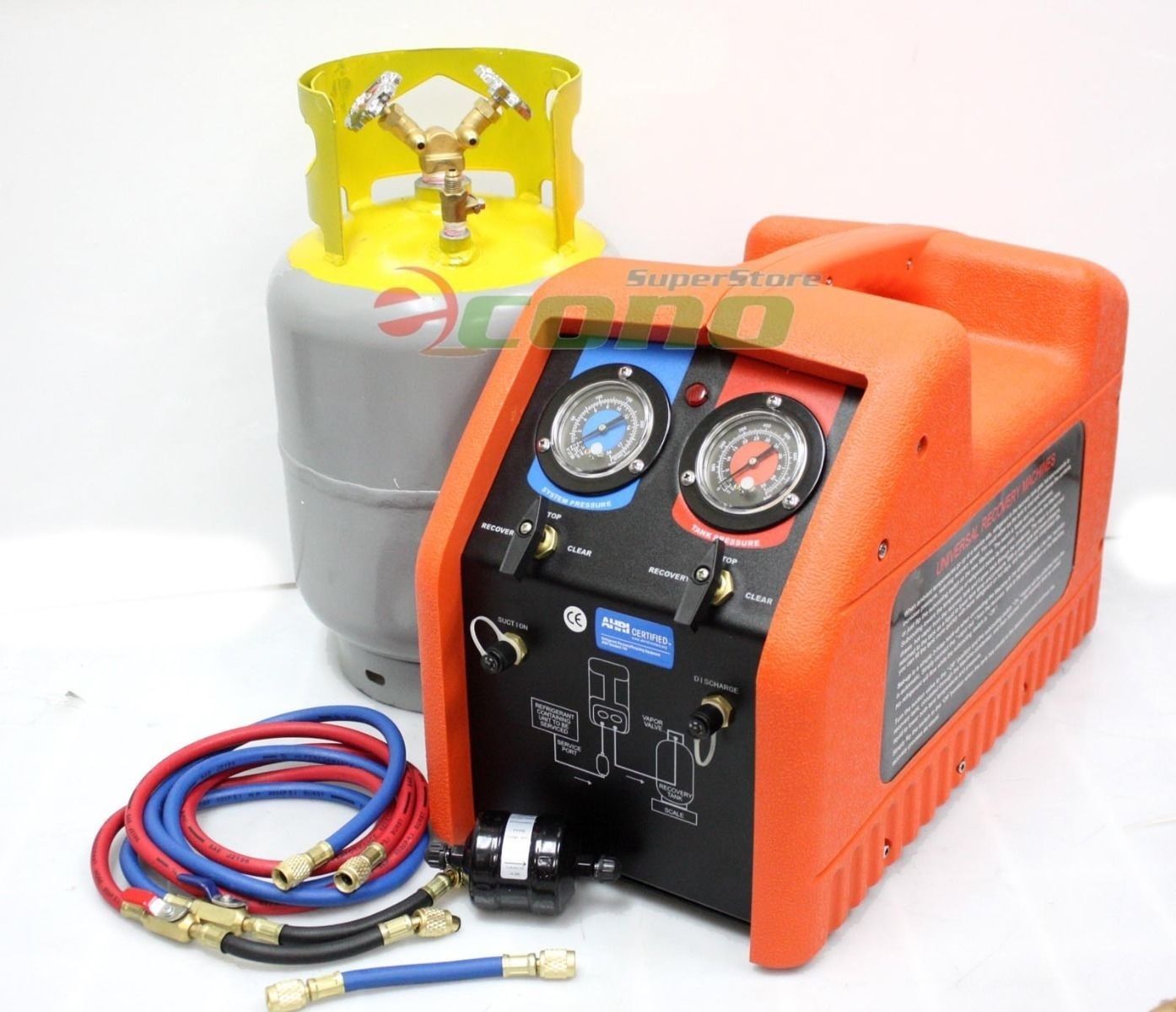 Kältemittel-Vakuumpumpen-Kits AC / HLK-Verteiler-Messgerät-Set  Kühlmessgerät R12 R22 R134A R410A für