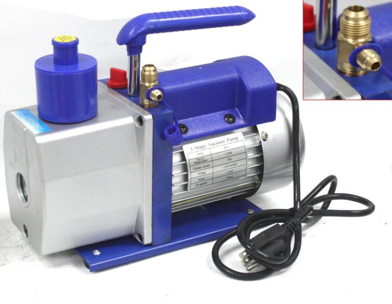 R410a 1Stage 4.8 CFM Rotary Vane Vacuum Pump HVAC Air Condition
