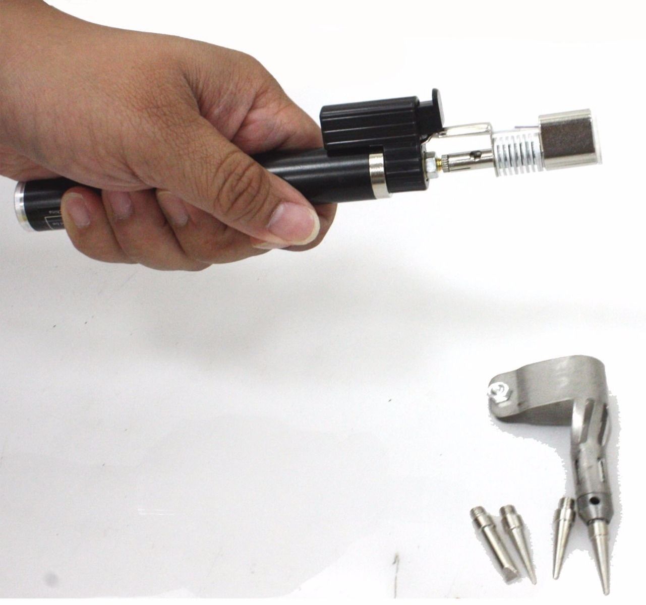 Micro-Flame Pencil Torch – Refillable Butane Soldering Jewe
