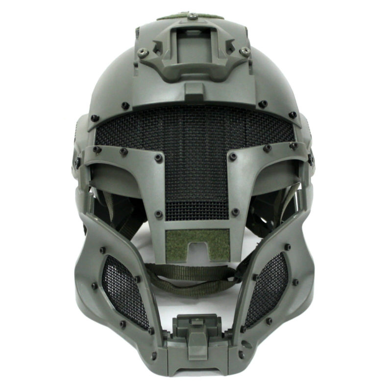 Tactical Interstellar Space Battle Trooper Full Face Airsoft Helmet ...