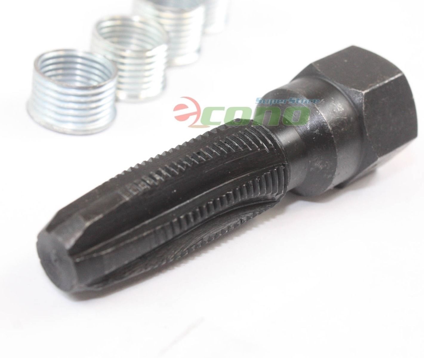 14mm Rethreader Re-Thread Rethread Tap Tool Spark Plug Insert Kit 