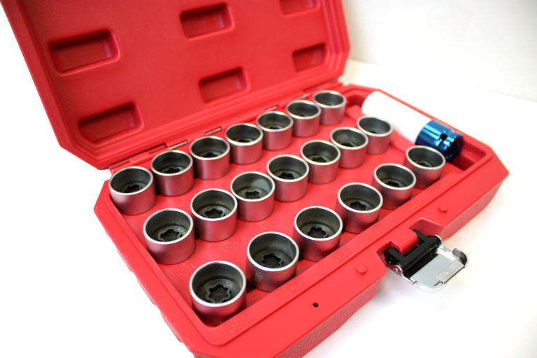 21PC BMW MASTER LOCK WHEEL NUT STUD KEY SET REMOVAL LOCKING SOCKET FOR