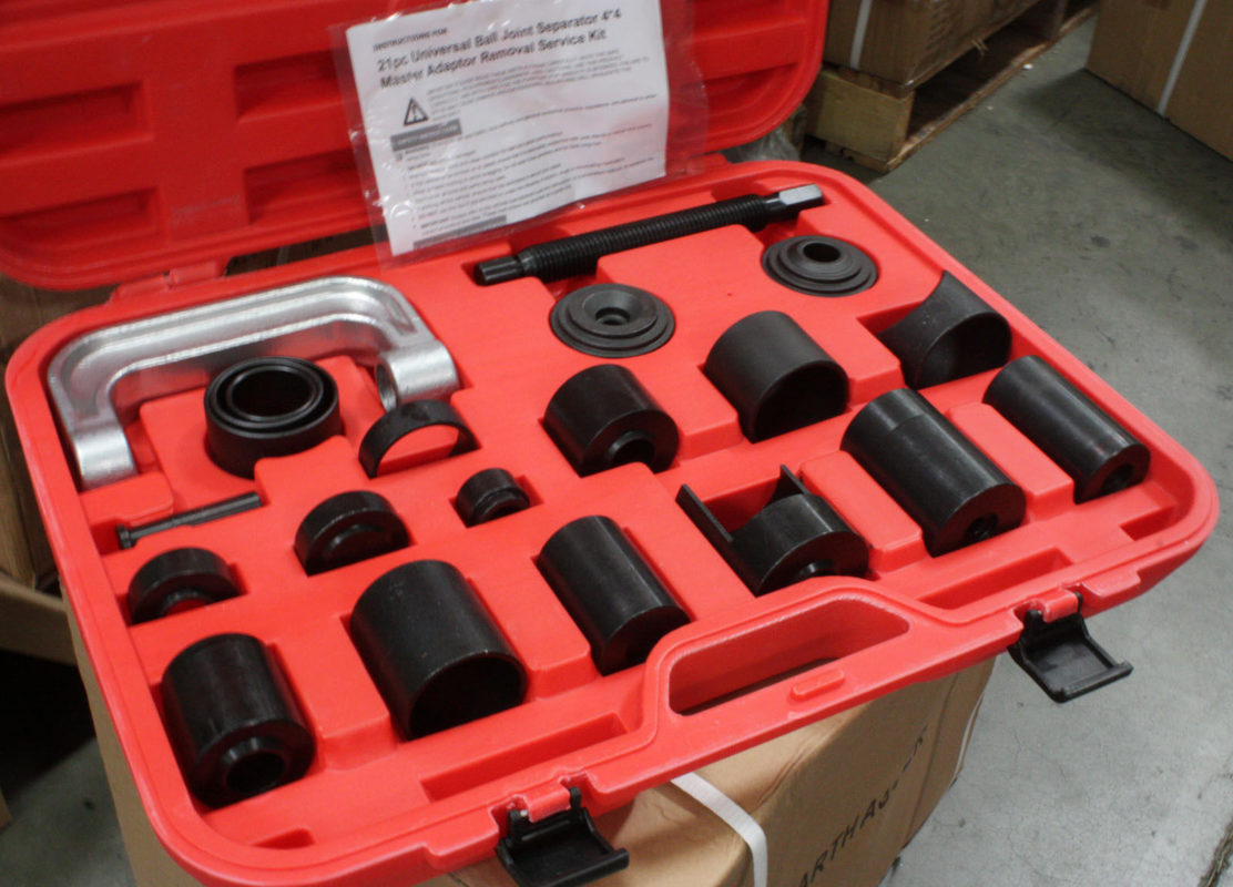 21PC C PRESS TRUCK CAR BALL JOINT DELUXE SET SERVICE KIT REMOVER