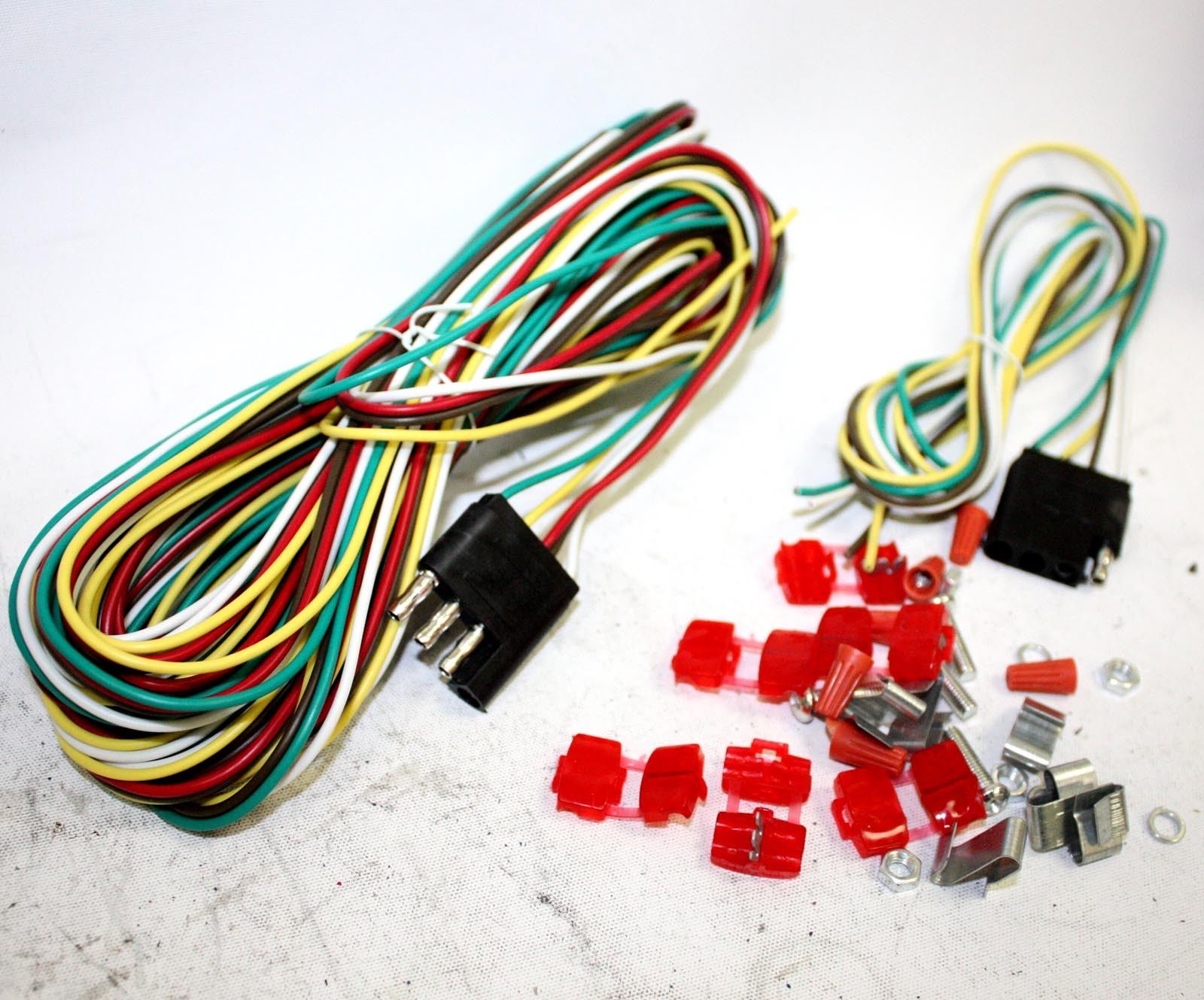 25ft 4 Way Trailer Wiring Connection Kit Flat Wire ...