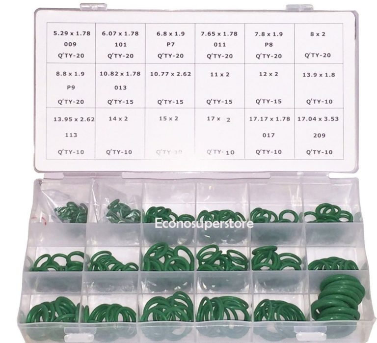 270pc High Pressure O-Ring Set – HNBR Material For A/C, Plumbing, Air, Gas