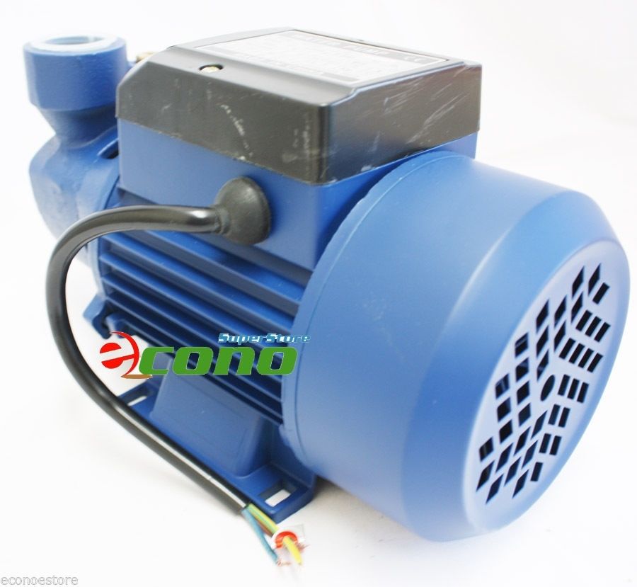 BTSHUB 1/2HP Electric Industrial Centrifugal Clear Clean Water Pump Pool Pond Farm Pool Pond 370w 110v 60hz 1 inlet and outlet 