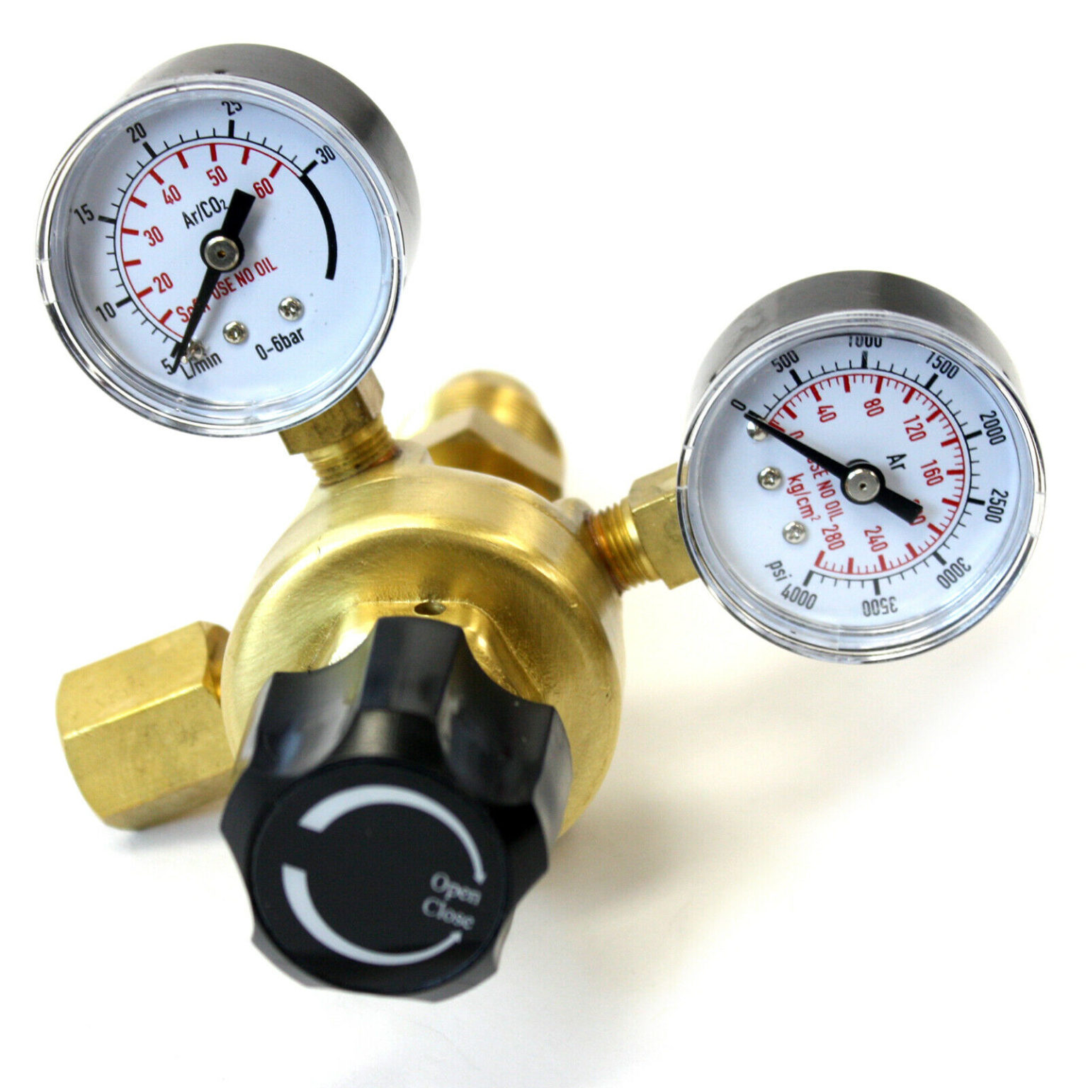 Cga580 Argon Co2 Regulator Gauge Flow Meter For Mig Tig Welding Gas Welder Econosuperstore