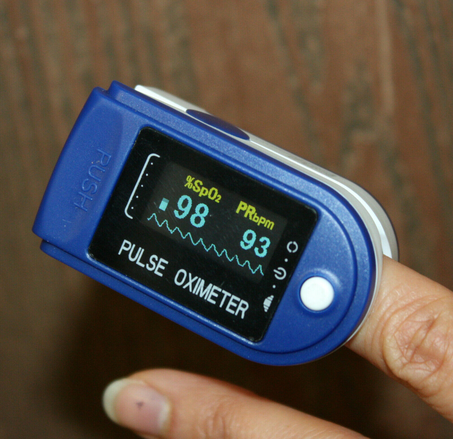 pulse oximeter reading