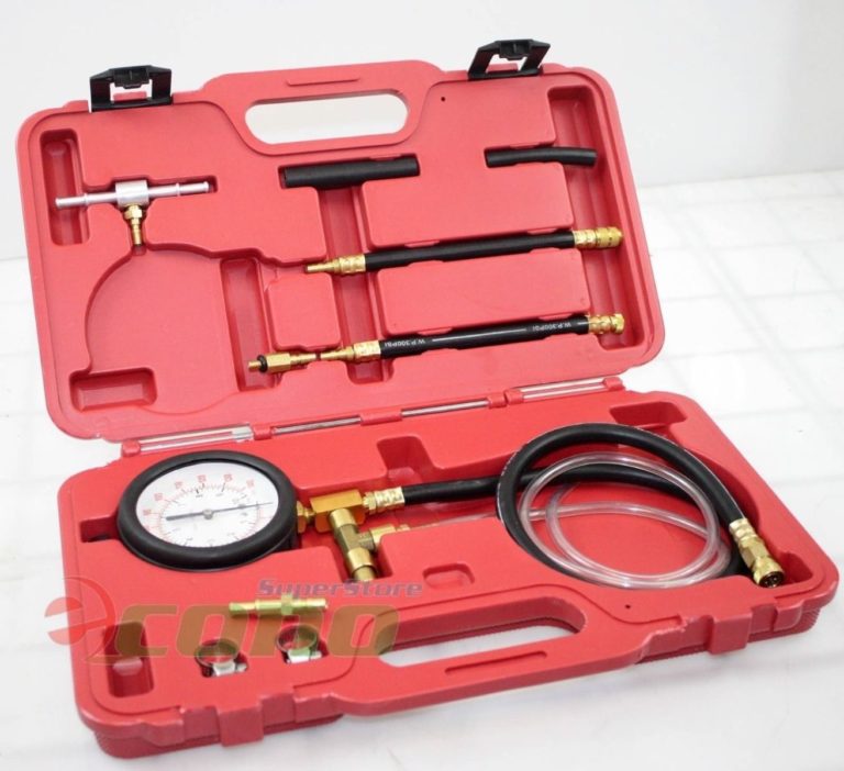FUEL INJECTION PRESSURE TESTER KIT RECOVERY 4 SCHRADER TEST FUEL PORT