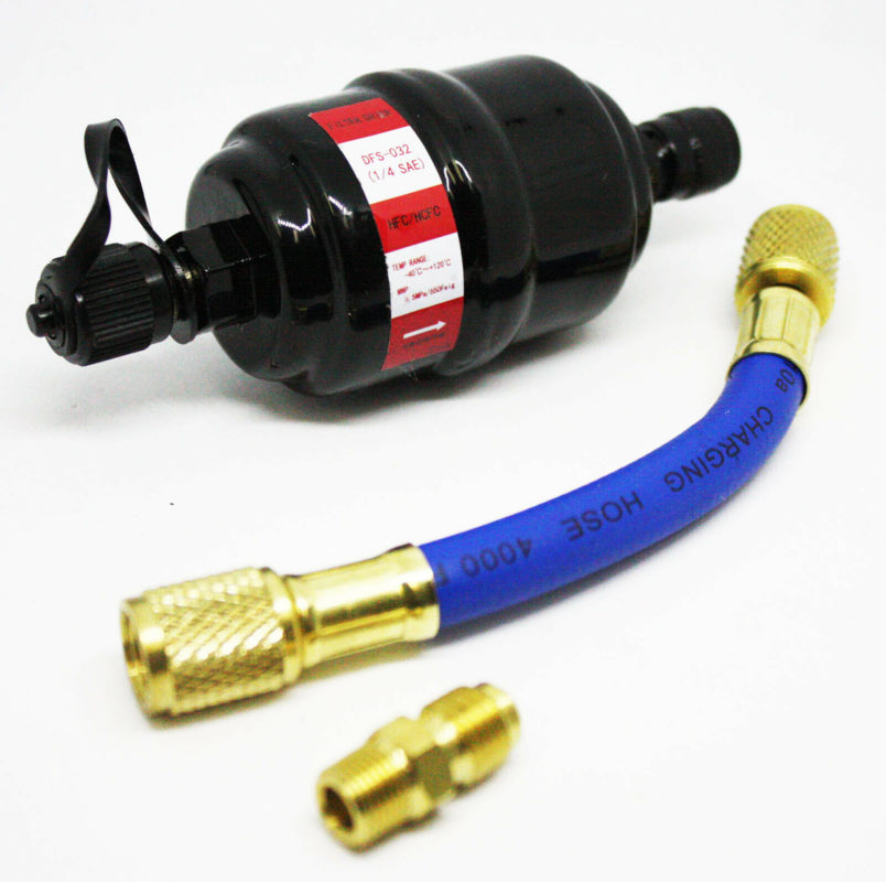 HVAC Liquid Line Filter Drier Conversion Kit for Recovery & Recycling