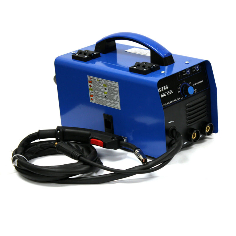 110V MIG-120S Inverter MIG MMA Welder 20-120A Auto Feed Welding Machine ...