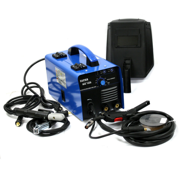 110V MIG-120S Inverter MIG MMA Welder 20-120A Auto Feed Welding Machine ...