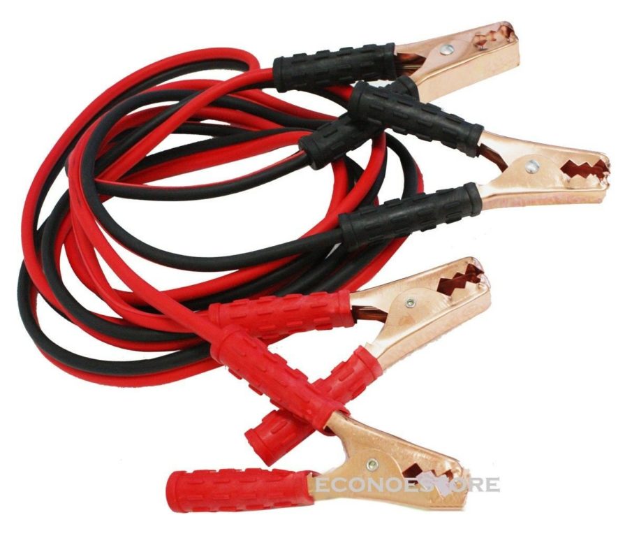 12ft X 10 Gauge Booster Cable Battery Jump Start Cable Jumper 200 AMP ...