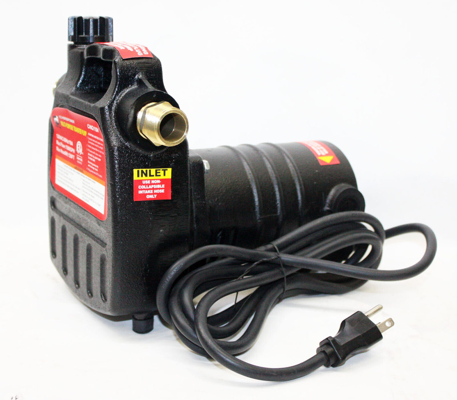 1500 GPH UTILITIES TRANSFER WATER PUMP DEWATRING WATERBEDS CLOGGED SINK