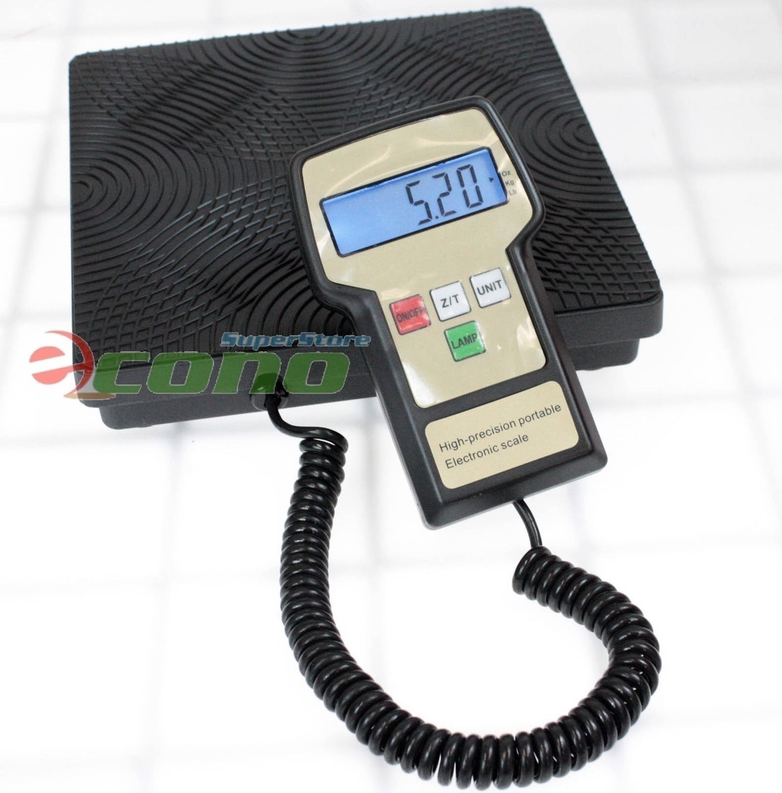 220LB HVAC A/C AC Refrigerant Charging Recovery Weight LCD Digital Scale 