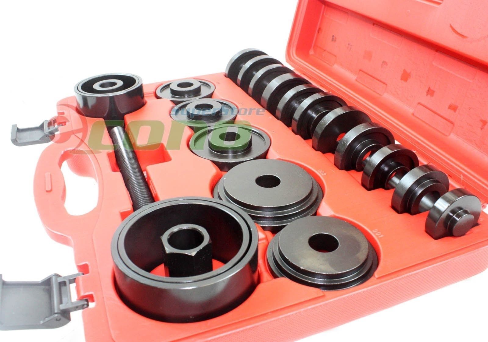 Front Wheel Drive Bearing Removal Adapter Puller Pulley Tool Kit Master Set 