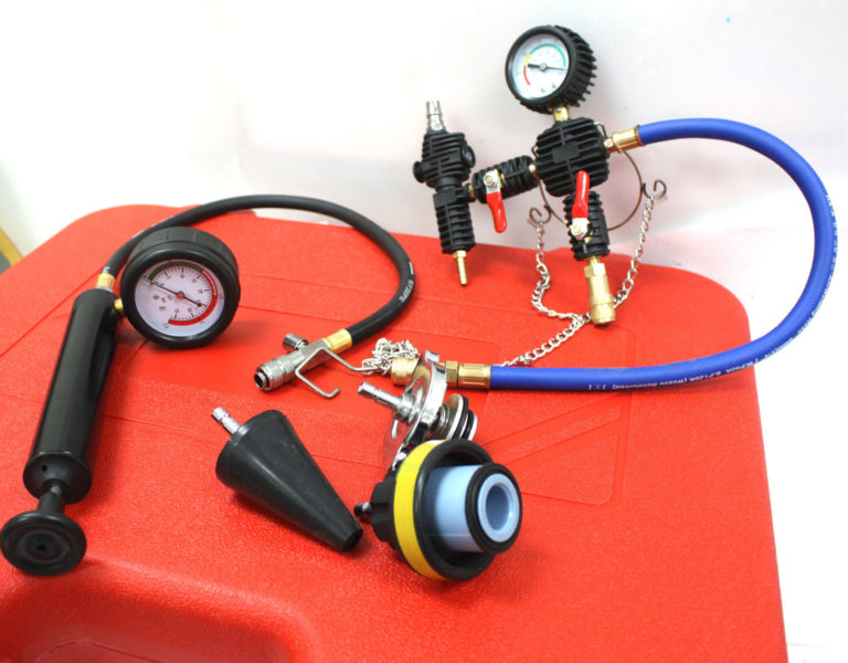 Mishimoto Cooling System Pressure Tester / Vacuum Purge Kit - 28pc